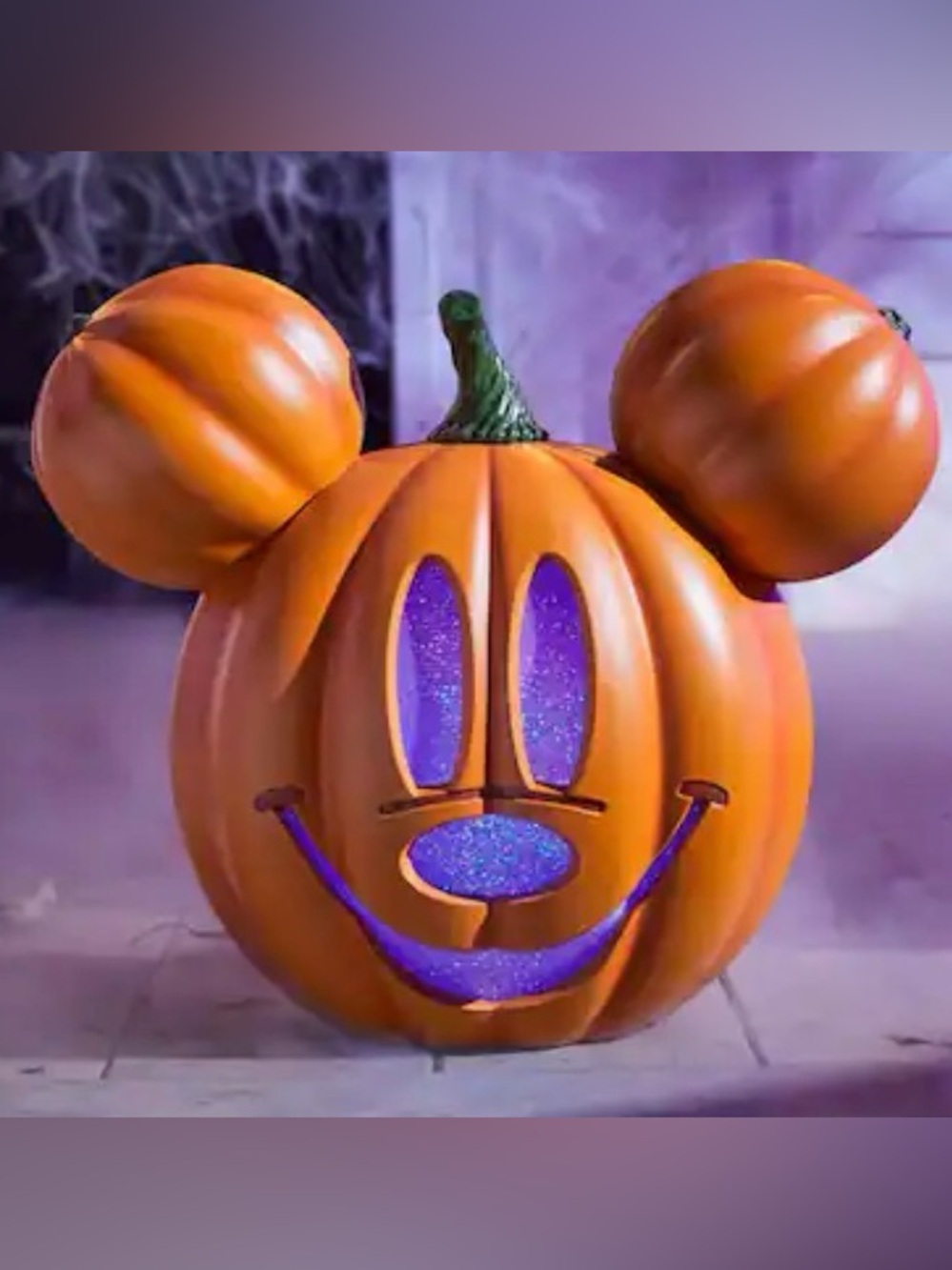 Viral Disney 2026 Home Depot 14 Inch LED Mickey Mouse Pumpkin Light Up Brand New